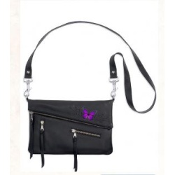 UNIK2160.17 - Clip Bag with Embroidered New Butterfly Design