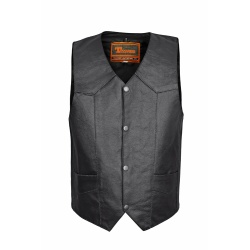 TN1063 - Men's Traditional Front Snap Vest